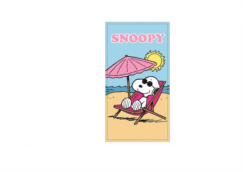 SNOOPY MICROFIBER BEACH TOWEL