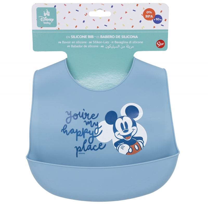 BABERO DE SILICONA MICKEY MOUSE FULL OF SMILES - Imagen 2