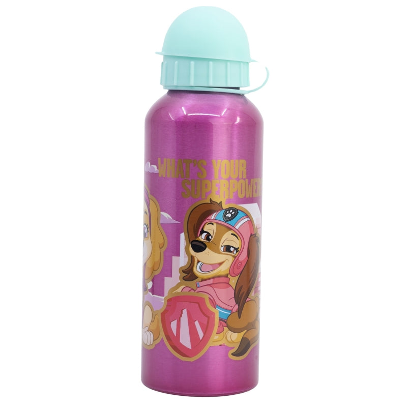 BOTELLA ALUMINIO ALTA 530 ML PAW PATROL GIRL SUPERPOWERS - Imagen 1