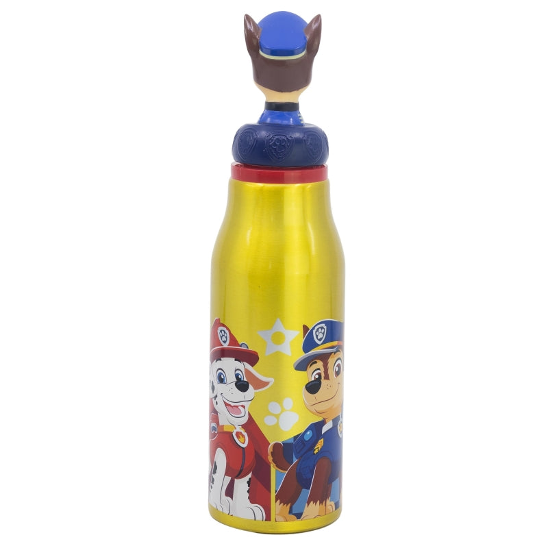 BOTELLA ALUMINIO CON FIGURITA 3D 690 ML PAW PATROL BOY RESCUE PUPS - Imagen 2