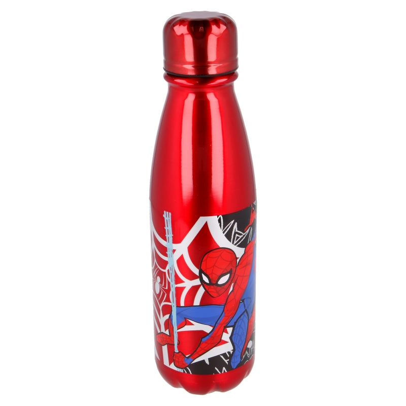 BOTELLA ALUMINIO INFANTIL 600 ML SPIDERMAN URBAN WEB - Imagen 1