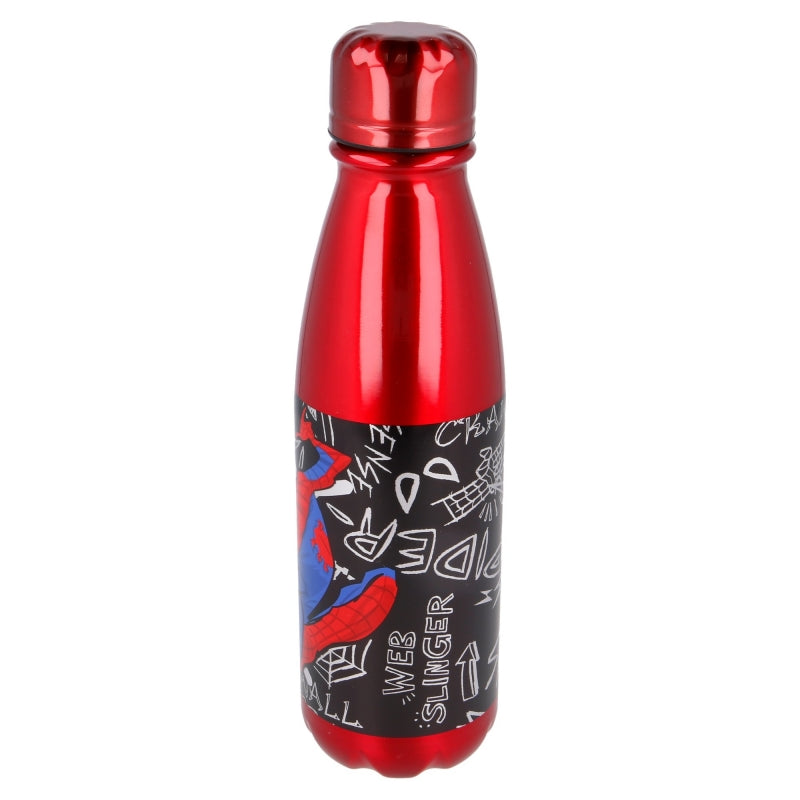 BOTELLA ALUMINIO INFANTIL 600 ML SPIDERMAN URBAN WEB - Imagen 2