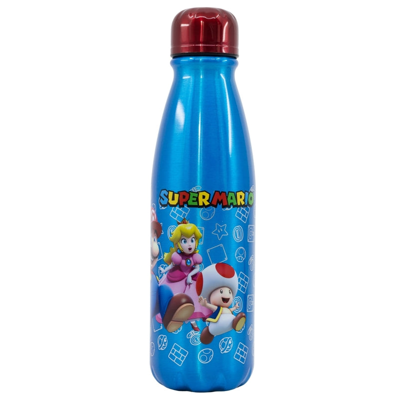 BOTELLA ALUMINIO INFANTIL 600 ML SUPER MARIO - Imagen 1