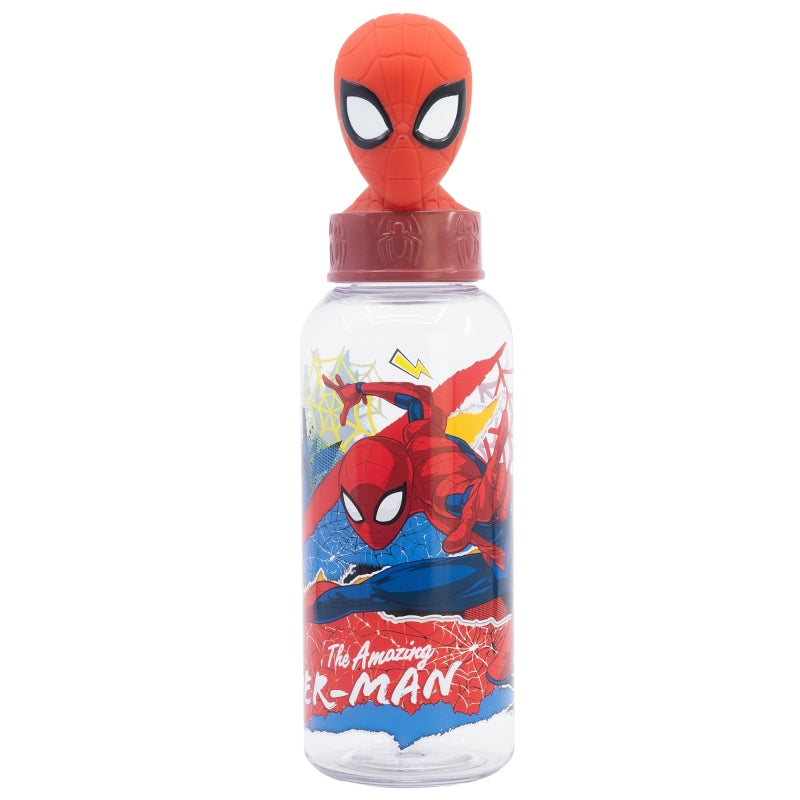 BOTELLA FIGURITA 3D 560 ML SPIDERMAN MOVING TARGET - Imagen 1