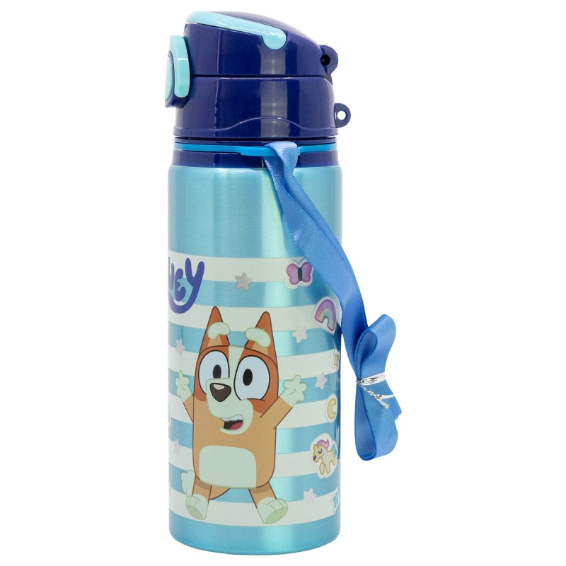 BOTELLA POP UP DE ALUMINIO CON CORREA 730 ML BLUEY - Imagen 2