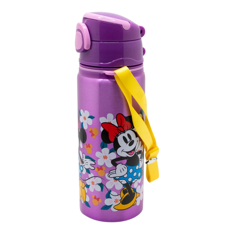 BOTELLA POP UP DE ALUMINIO CON CORREA 730 ML MINNIE SUNSHINE - Imagen 2