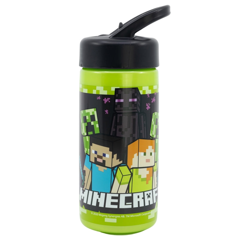 BOTELLA PP PLAYGROUND 410 ML MINECRAFT - Imagen 1