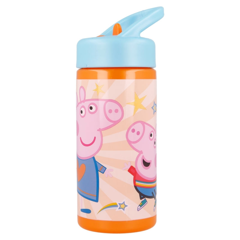 BOTELLA PP PLAYGROUND 410 ML PEPPA PIG KINDNESS COUNTS - Imagen 1
