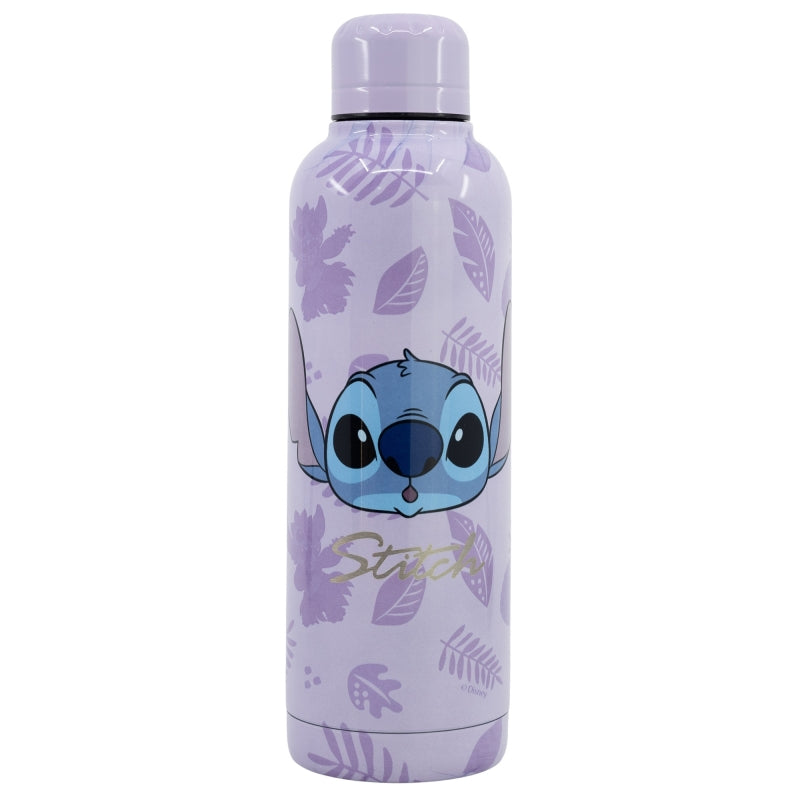 BOTELLA TERMO ACERO INOXIDABLE 515 ML STITCH PALMS - Imagen 1