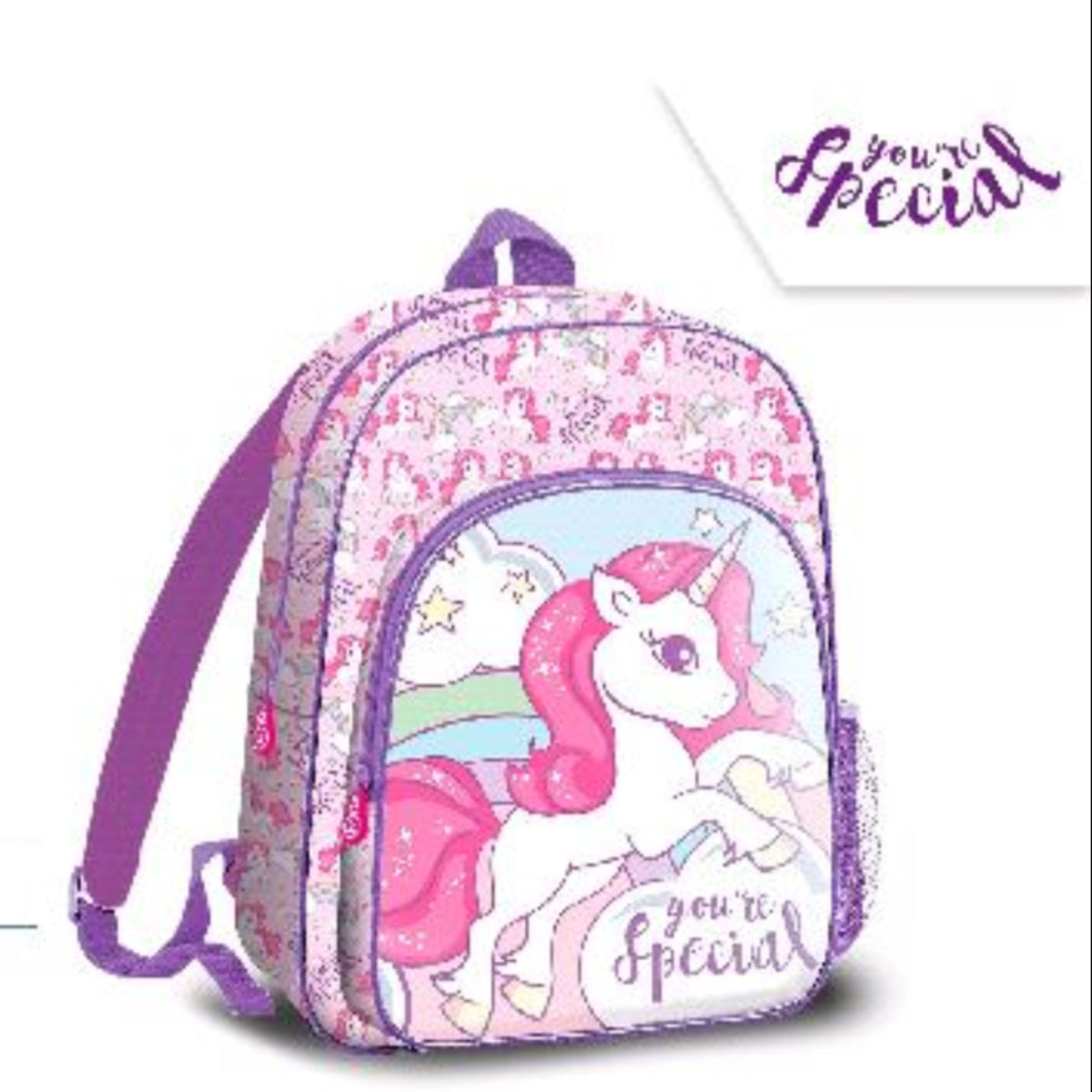 MOCHILA ADAPTABLE UNICORNIOS YOU´RE SPECIAL