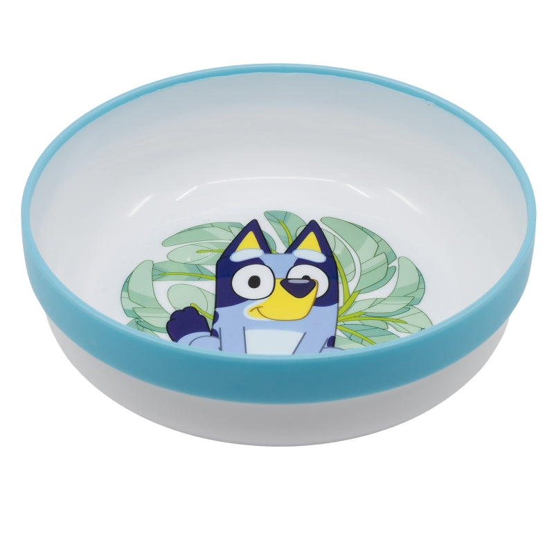 CUENCO ANTIDESLIZANTE PREMIUM BICOLOR BLUEY - Imagen 1