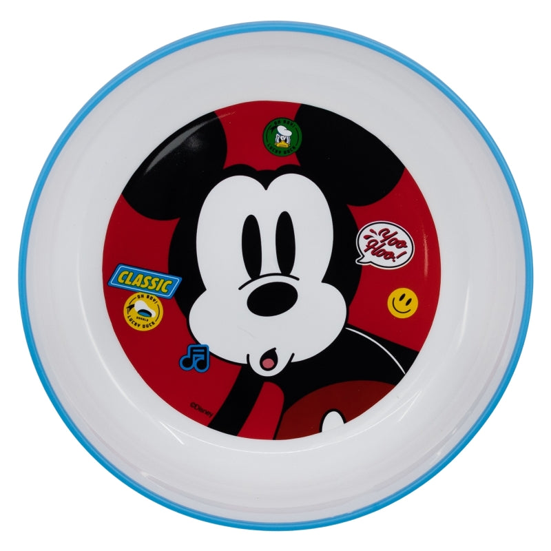 CUENCO ANTIDESLIZANTE PREMIUM BICOLOR MICKEY MOUSE FUN-TASTIC - Imagen 2