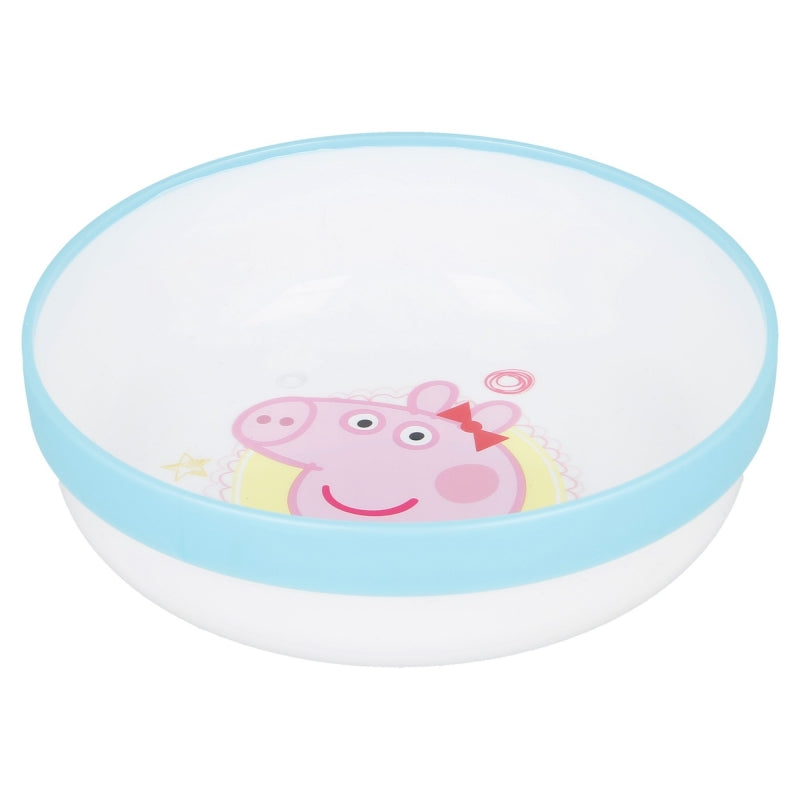 CUENCO ANTIDESLIZANTE PREMIUM BICOLOR PEPPA PIG CORE - Imagen 2