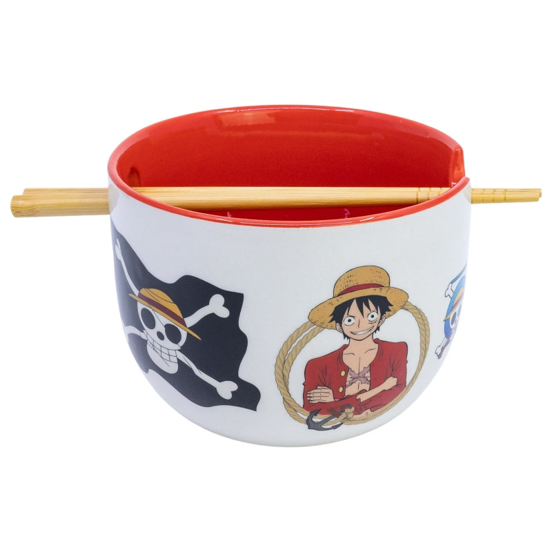 CUENCO RAMEN CON PALILLOS EN CAJA REGALO ONE PIECE CLASSIC - Imagen 1