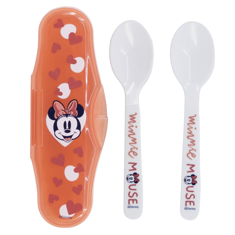 ESTUCHE TODDLER 2 CUCHARAS PP MINNIE MOUSE HEART FULL - Imagen 1