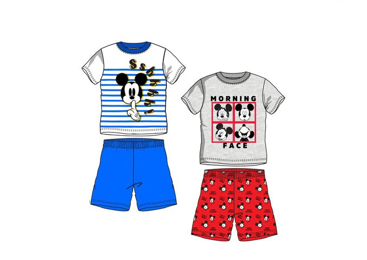 PACK 6 PIJAMA CORTO MICKEY T 3 - 8 AÑOS