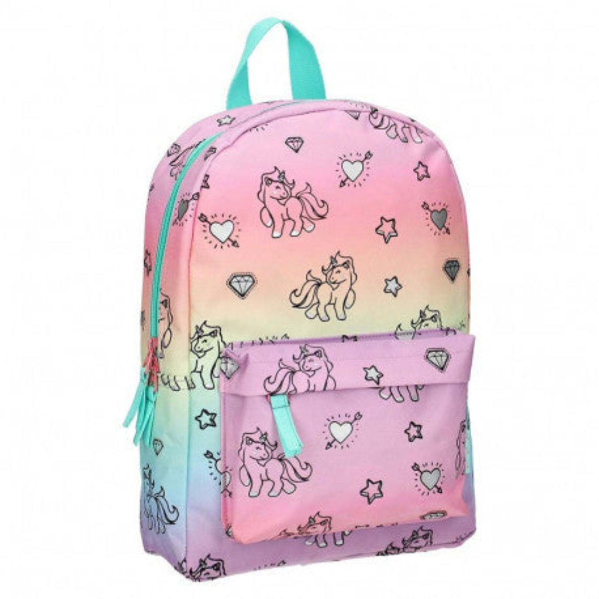 MOCHILA UNICORNIOS CASUAL MULTICOLOR