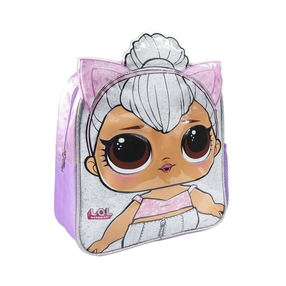 MOCHILA INFANTIL 3D LOL SURPRISE BRILLO