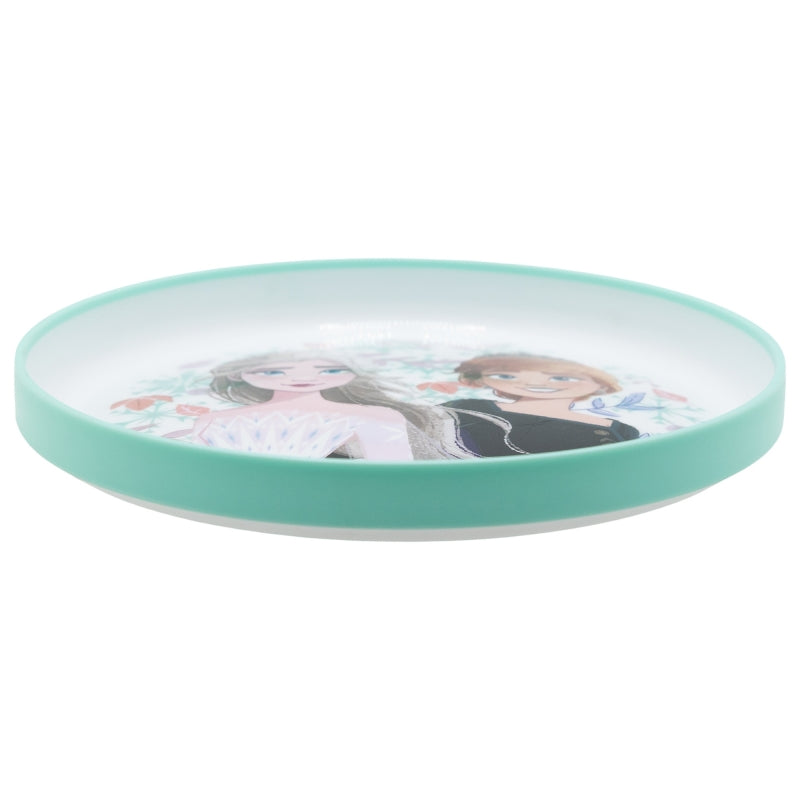PLATO ANTIDESLIZANTE PREMIUM BICOLOR FROZEN SNOWY TALE - Imagen 2