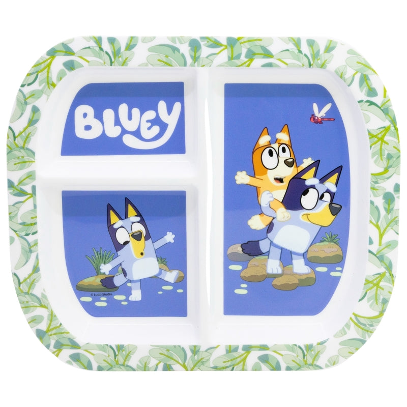 PLATO DIVIDIDO RECTANGULAR ST BLUEY - Imagen 1