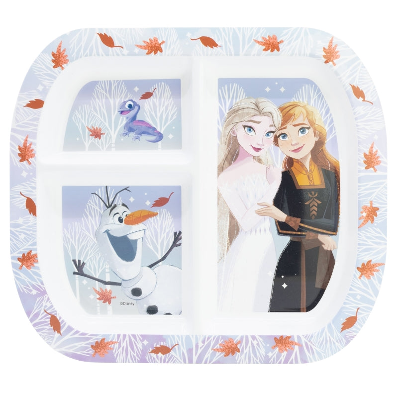 PLATO DIVIDIDO RECTANGULAR ST FROZEN AUTUM LEAVES - Imagen 1