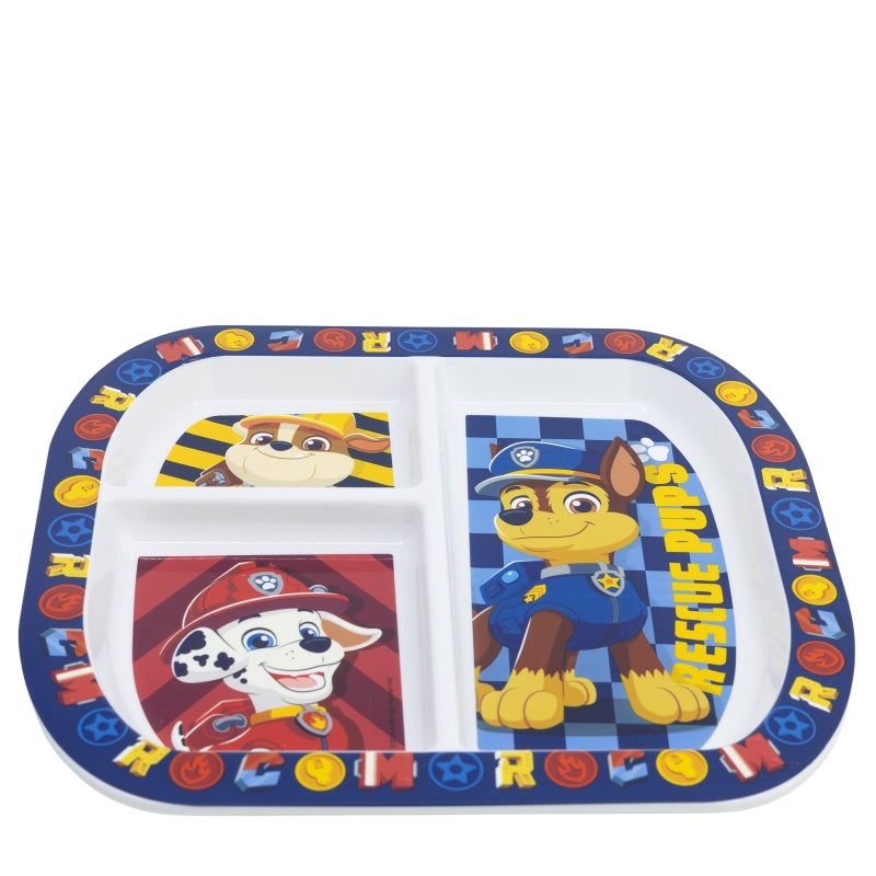 PLATO DIVIDIDO RECTANGULAR ST PAW PATROL BOY RESCUE PUPS - Imagen 2