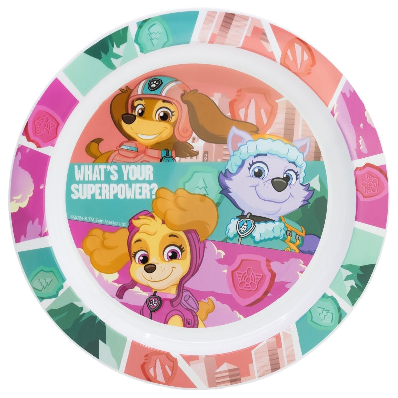 PLATO MICRO PAW PATROL GIRL SUPERPOWERS - Imagen 1