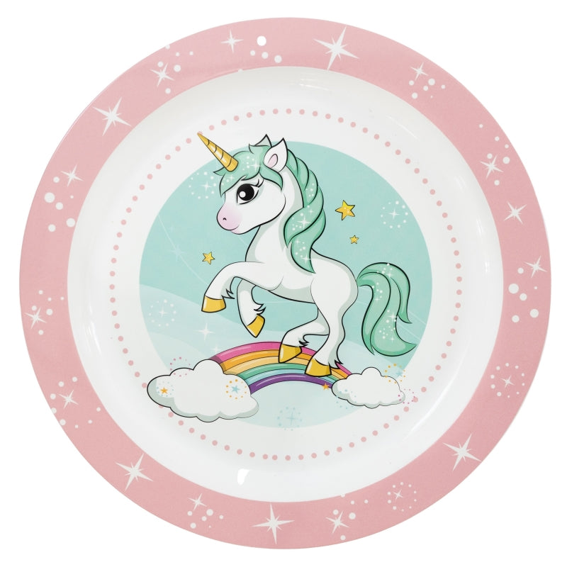 PLATO MICRO UNICORN RAINBOW - Imagen 1