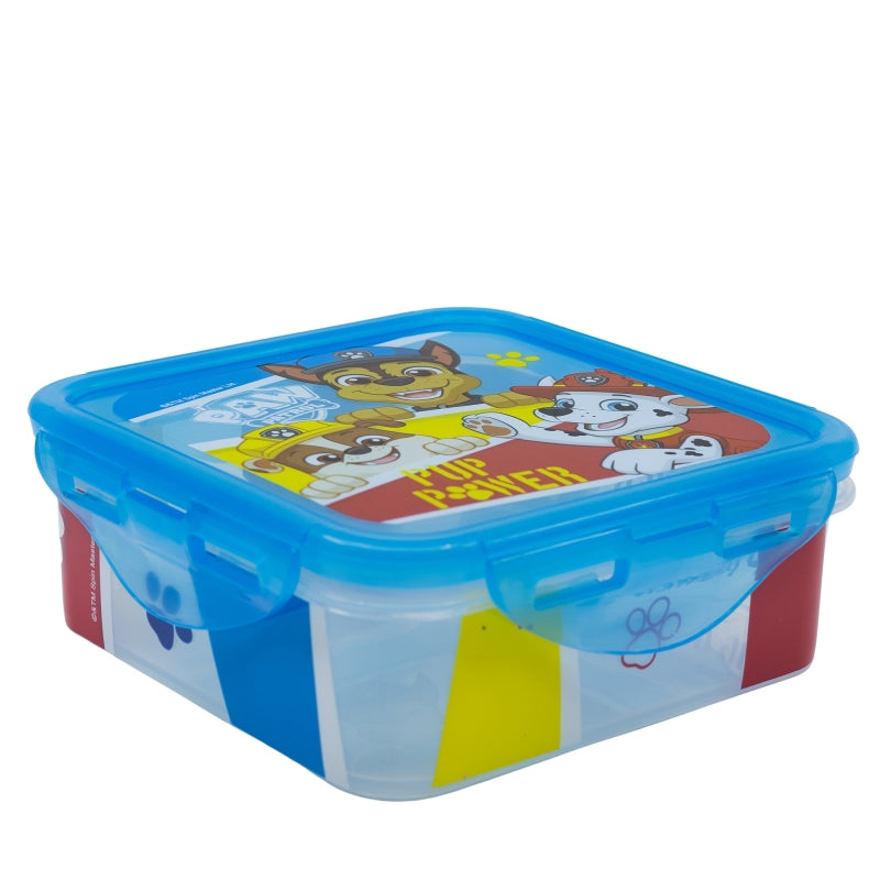 RECIPIENTE CUADRADO 500 ML PAW PATROL PUP POWER - Imagen 1