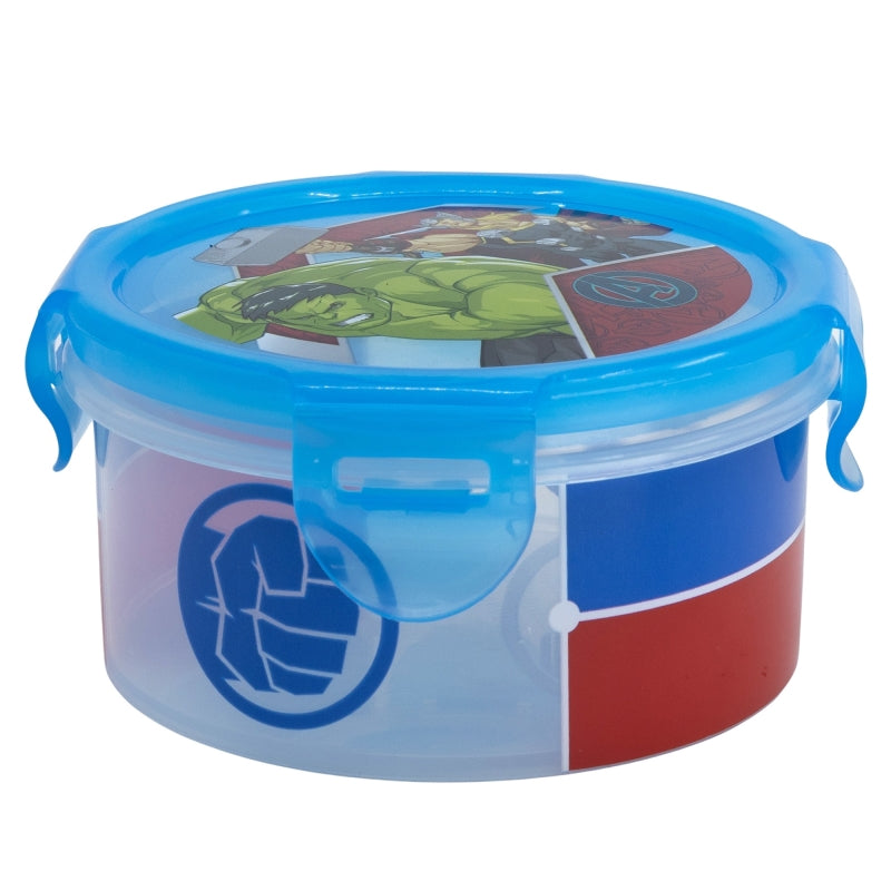 RECIPIENTE REDONDO 270 ML AVENGERS HERALDIC ARMY - Imagen 1