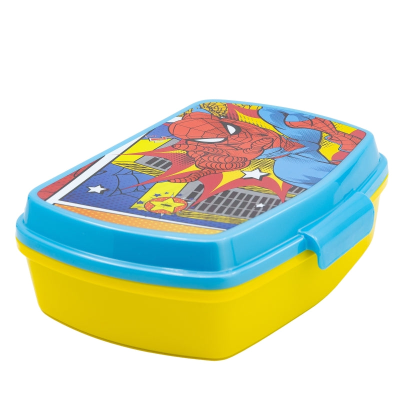 SANDWICHERA RECTANGULAR SPIDERMAN MIDNIGHT FLYER - Imagen 1