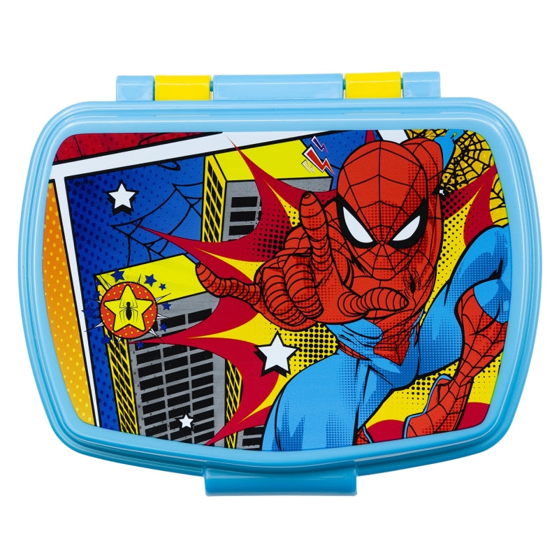 SANDWICHERA RECTANGULAR SPIDERMAN MIDNIGHT FLYER - Imagen 2