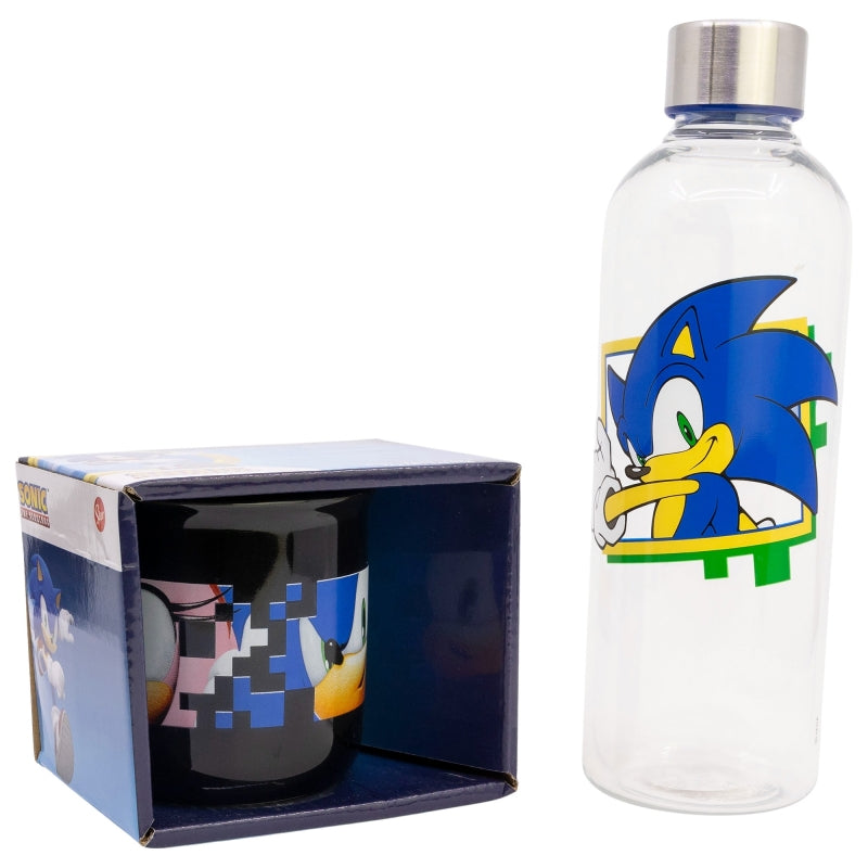 SET 2 PCS (BOTELLA HIDRO Y TAZA CERAMICA 400 ML) SONIC - Imagen 1