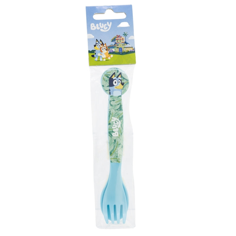 SET DE 2 CUBIERTOS PP (CUCHARA Y TENEDOR) BLUEY - Imagen 2