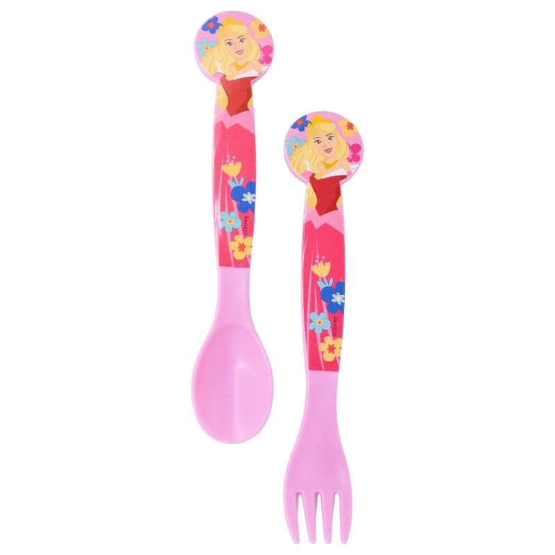 SET DE 2 CUBIERTOS PP (CUCHARA Y TENEDOR) PRINCESS BEYOU TIFUL - Imagen 1