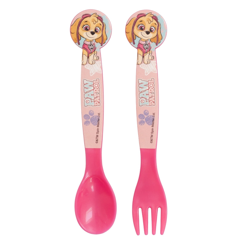 SET DE 2 CUBIERTOS PP PAW PATROL GIRL SKETCH ESSENCE - Imagen 1