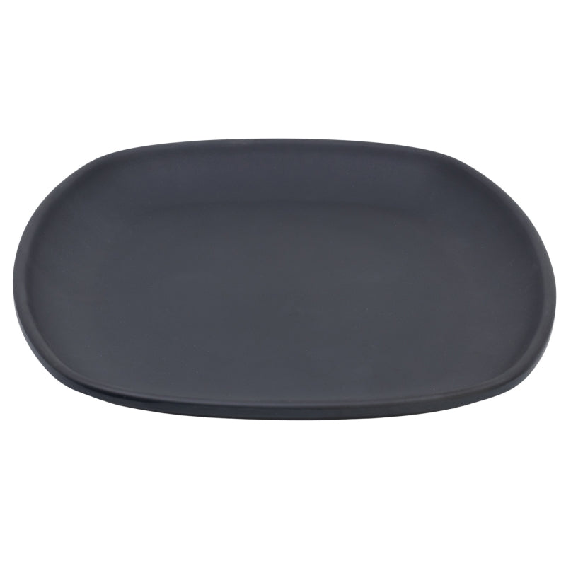 STOR PLATO CUADRADO GRANDE TERRA NEGRO - Imagen 1