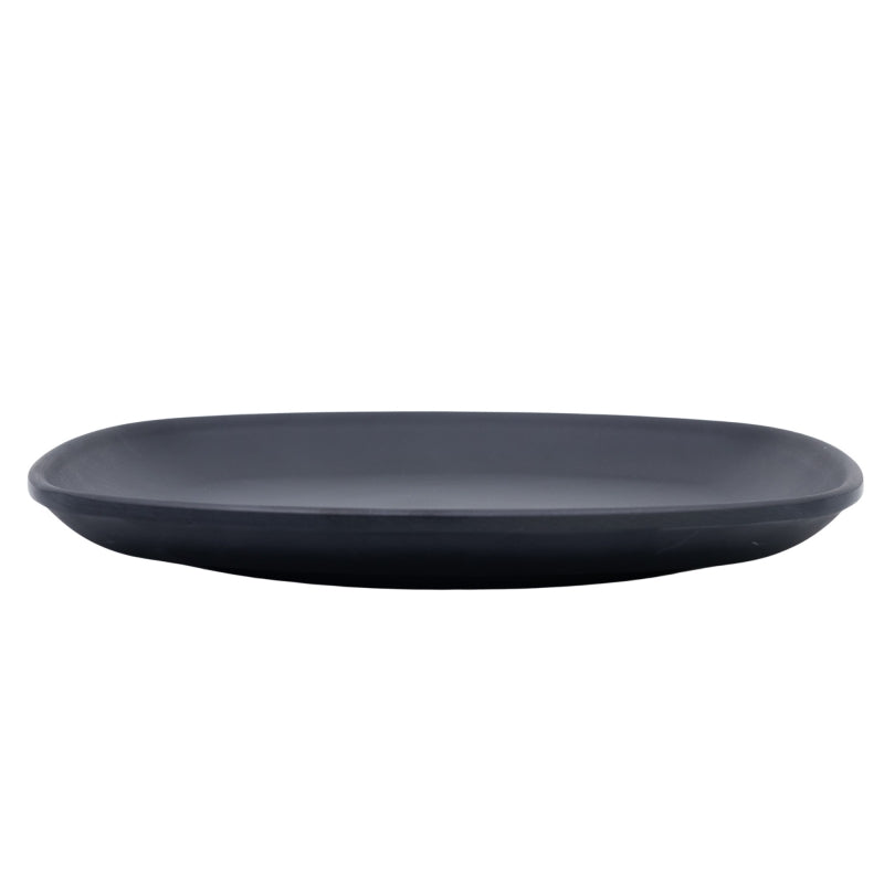 STOR PLATO CUADRADO MEDIANO TERRA NEGRO