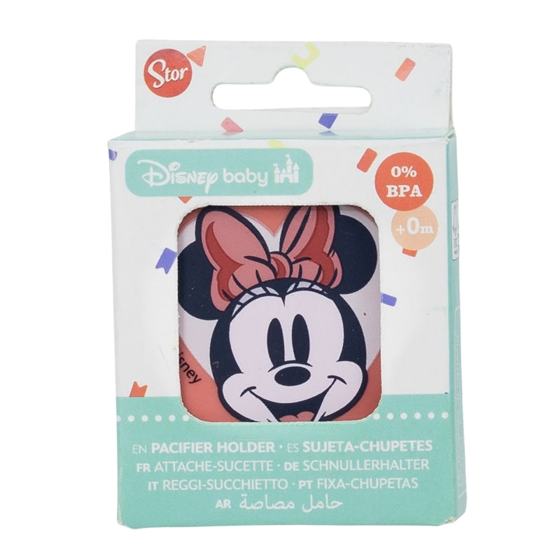 SUJETA CHUPETES MINNIE MOUSE HEART FULL - Imagen 2