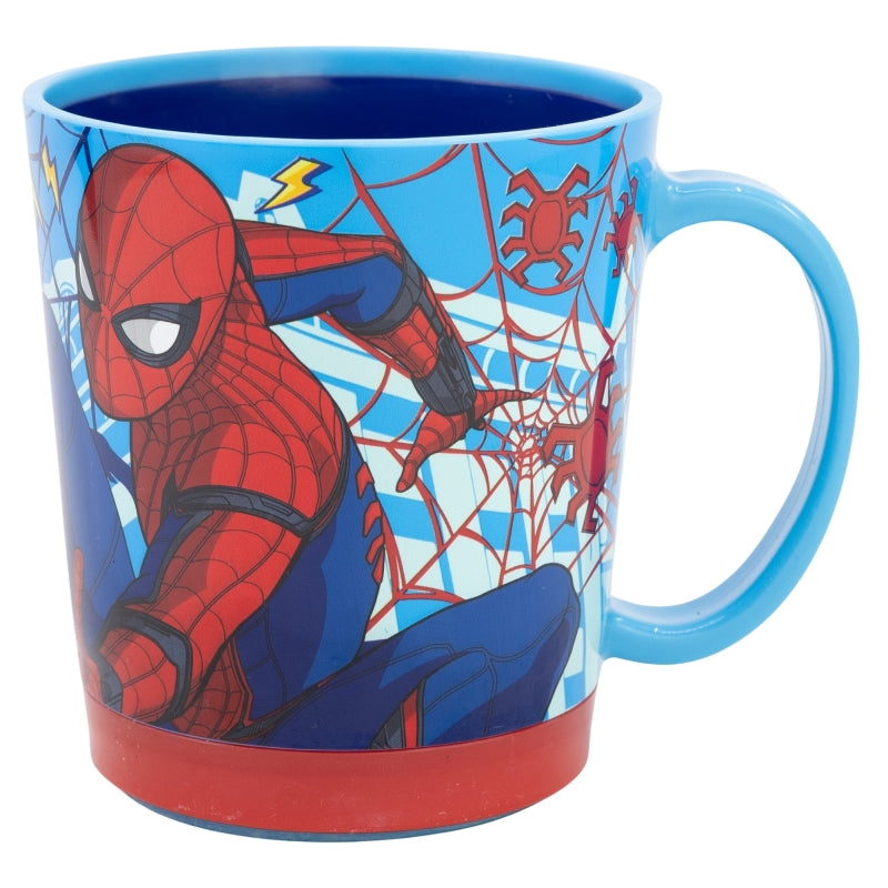 TAZA ANTIVUELCO PP 410 ML SPIDERMAN DIMENSION - Imagen 1