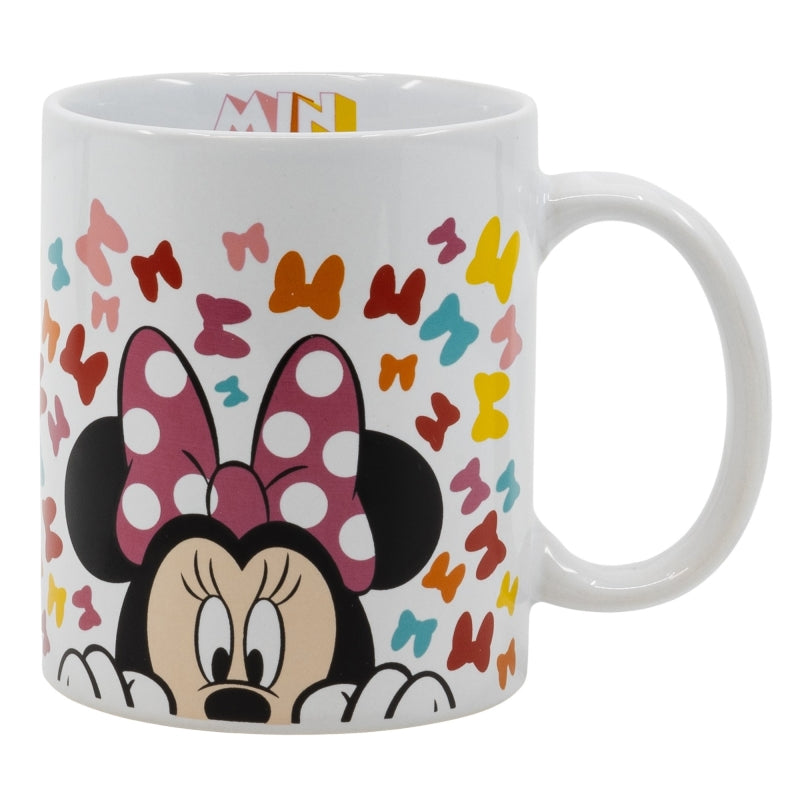 TAZA CERAMICA 325 ML EN CAJA DE REGALO MINNIE SO EDGY BOWS - Imagen 1