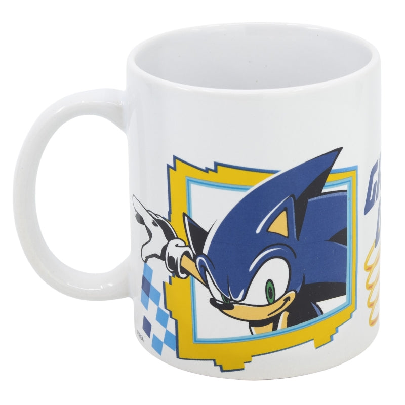 TAZA CERAMICA 325 ML EN CAJA DE REGALO SONIC GAME ON WH - Imagen 2