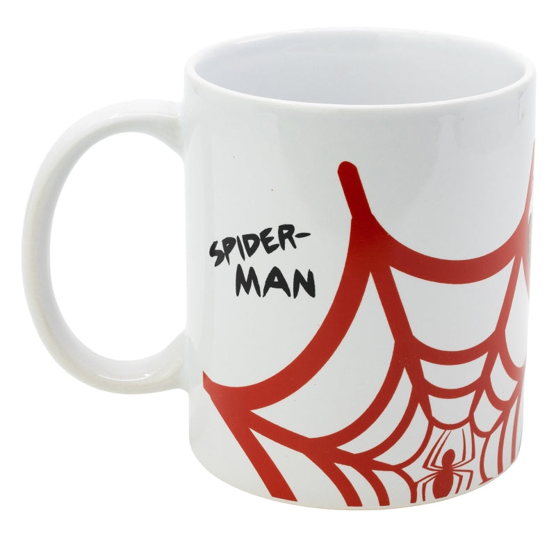 TAZA CERAMICA 325 ML EN CAJA DE REGALO SPIDERMAN URBAN WEB - Imagen 2