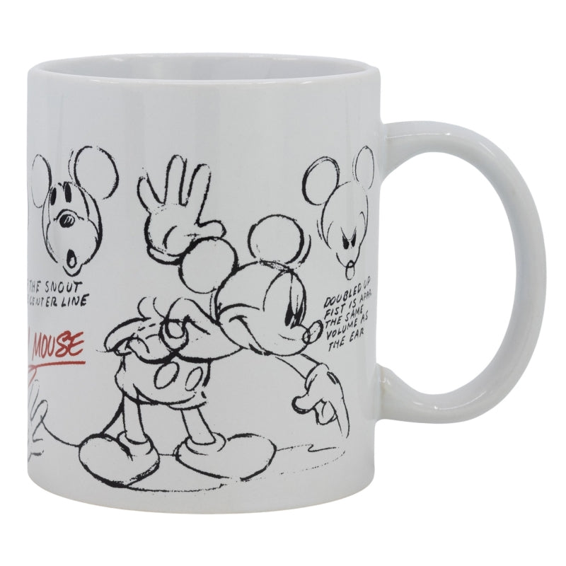 TAZA CERAMICA 325 ML EN CAJA REGALO MICKEY MOUSE VINTAGE YA - Imagen 1