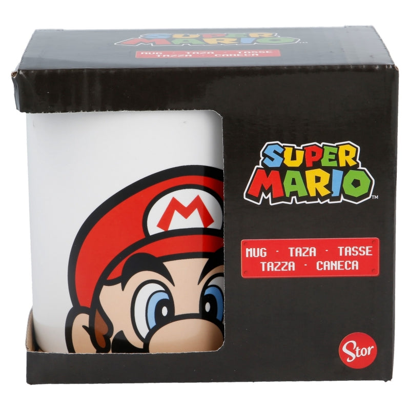 TAZA CERAMICA 325 ML EN CAJA REGALO SUPER MARIO - Imagen 1