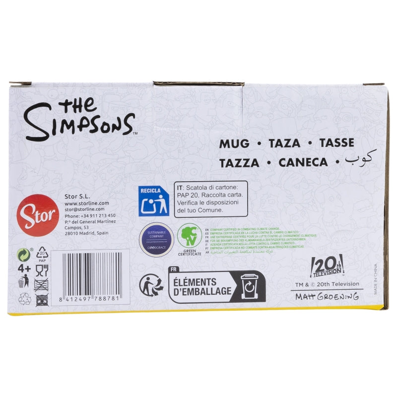 TAZA CERAMICA 3D EN CAJA REGALO SIMPSONS HOMER - Imagen 2