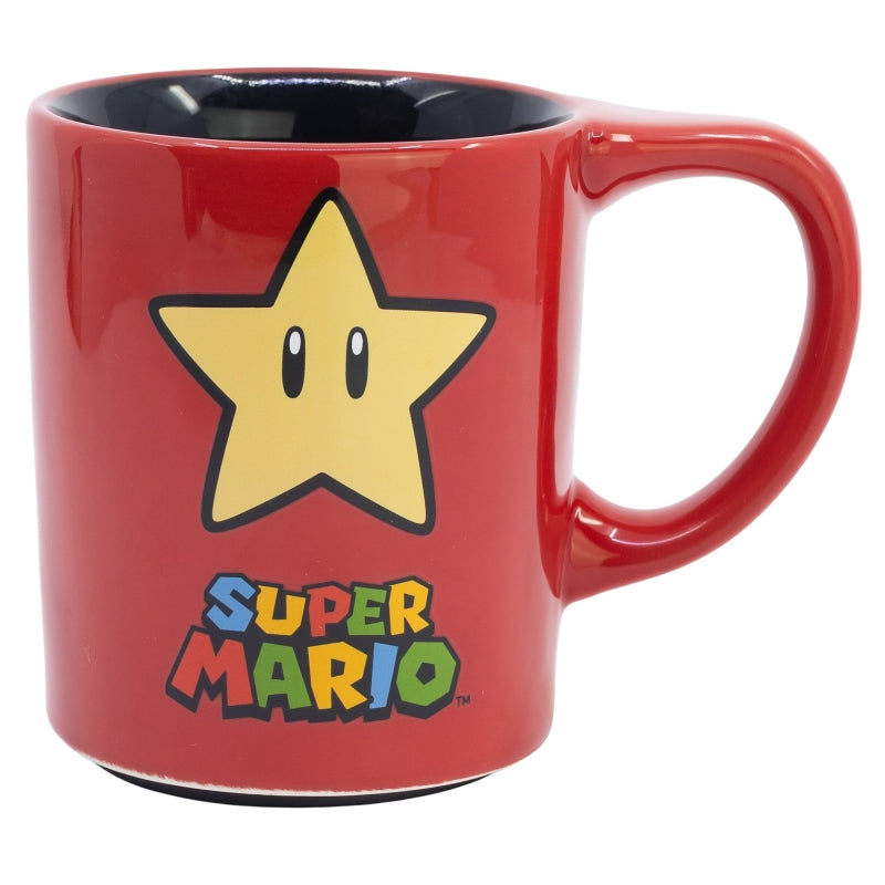 TAZA CERAMICA ANTIVUELCO 300 ML SUPER MARIO POWER - Imagen 1