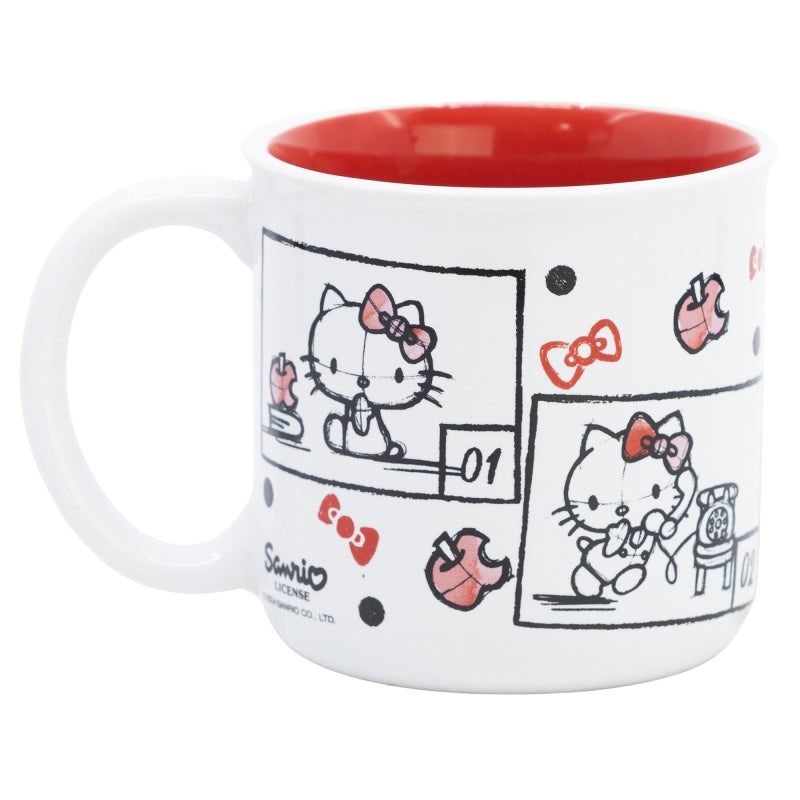 TAZA CERAMICA DESAYUNO 400 ML EN CAJA REGALO HELLO KITTY - Imagen 2