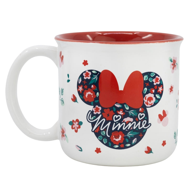 TAZA CERAMICA DESAYUNO 400 ML EN CAJA REGALO MINNIE MOUSE GARDENING - Imagen 2