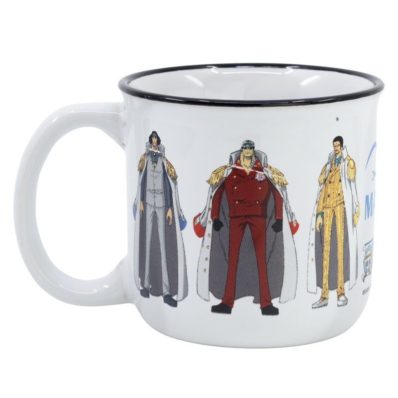 TAZA CERAMICA DESAYUNO 400 ML EN CAJA REGALO ONE PIECE MARINE - Imagen 1